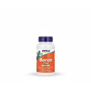 Now Bore 3mg - 100 Gélules Végétariennes - Minéral Essentiel pour la Santé des Os et le Métabolisme