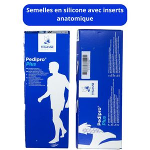 THUASNE Semelles en Silicone avec Inserts Anatomiques Taille 2