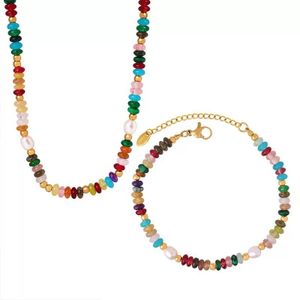 Clémentine Paris Ensemble de bijoux de luxe pour femme doré plaqué or Idée cadeau Mosaïque Sauvage EGO084