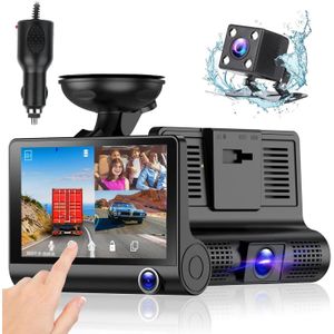 Camera 360 degrés La Dashcam Triple Objectif pour une surveillance complète de votre trajet