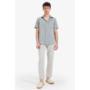 Defacto بنطلون بمزيج من الكتان بقصة مريحة