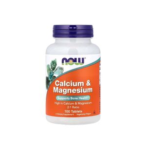 Now  Foods, Calcium et magnésium, 100 tablets