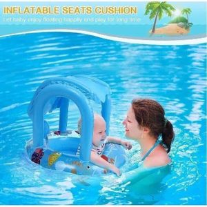 Bateau Gonflable Enfants .Protection Solaire Intégrée