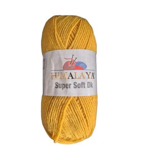 Himalaya laine SUPER SOFT DK 80778 Jaune fil crochet