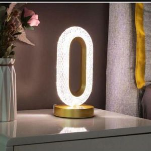 Lampe LED en Cristal avec Télécommande – Ambiance Élégante et Personnalisable