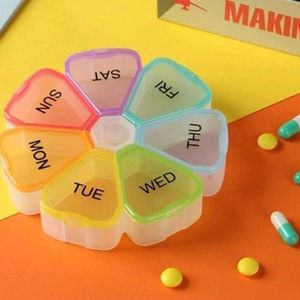 Boite de médicale Organisez des Comprimés et Gélules pour une semaine