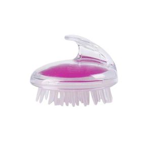 Brosse silicone anti stresse à cheveux doux massage tête shampooing cuir
