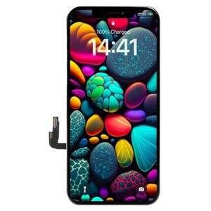 Afficheur pour iPhone 12/ iphone 12 Pro 6,1" LCD Remplacement +  incassable en verre trempé