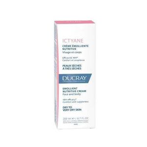 Ducray  ICTYANE CREME EMOLLIENTE NUTRITIVE VISAGE ET CORPS 200 ML