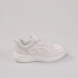 MaChaussure Olya – Baskets Femmes en Blanc