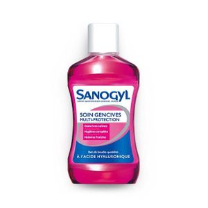 Sanogyl Bain De Bouche Multi Protection A L’acide Hyaluronique 500ml