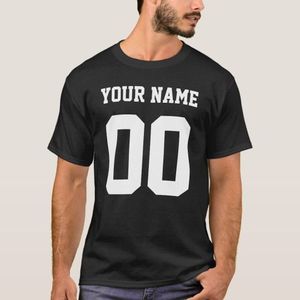 Personalized football number T-shirt Sport