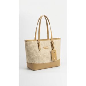 Sac à main tendance au ton BEIGE naturel