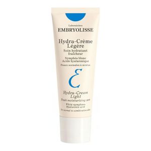 Embryolisse Crème Hydratante Légère - Acide Hyaluronique & Nymphéa Blanc - Soin Visage Peaux Normales à Mixtes