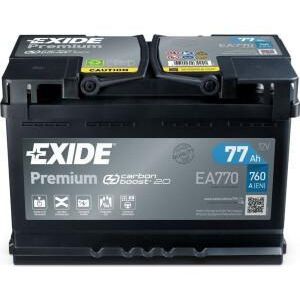 Exide  EA770 L3 12V 77 Ah 760 A BATTERIE VOITURE