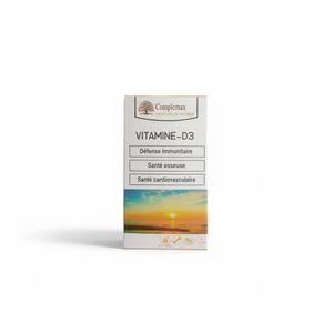 Complemax Complément Vitamine K2 + D3 - Soutien Osseux, Immunité & Absorption Optimale du Calcium - 60 Gélules