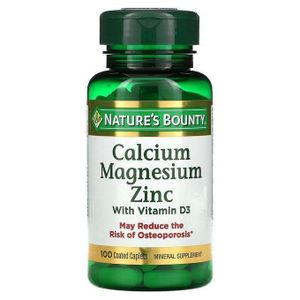 Nature'S Calcium-Magnésium-Zinc avec vitamine D3, 100 comprimés