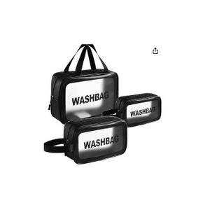 Ensemble de 3 Trousses Washbag de Toilettes Multifonctionnel