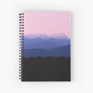 mountain mornings Spiral Notebook Bloc note