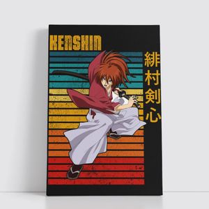 Asian Planet Tableau decoratif sur Toile 25x40 cm pour Anime attack on titan - Naruto - death note - Jujutsu Kaisen  1