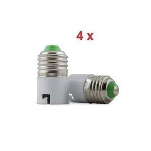 Adaptateur de base E27 à B22 de Convertisseur d'Ampoule Pack de 4 Pièce