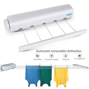 Séchoir à Linge Intérieur Extérieur Inox 5 barres Aluminium SAUVIC