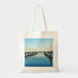 Marina boats by Shirley Taylor Fourre Bag Unique, haute qualité