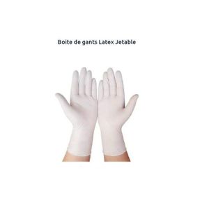 Latex Gloves Boite de gants Latex Jetable