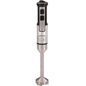 LEXICAL Mixeur plongeant électrique inox 2 vitesses , mélangeur à main + bol 600ml