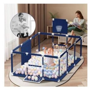 Parc pour bébé et enfant- bleu 15 Balles offertes 