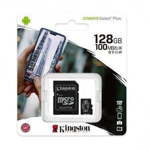 Kingston Carte micro SD  Select Plus 128 Go SDCS2/128 Go