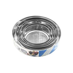 Lot de 6 Passoires Rondes en Acier Inoxydable Tamis à Farine 6 Pcs