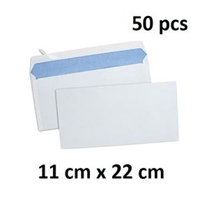 Enveloppes transparentes colorées - Argent (Transparent argent)~110 x