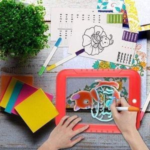 Tablette Magique 3D planche à dessin créative enfants enfants stylo LED lumières