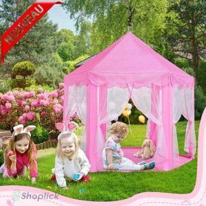 Maison de Jeu Château Enfant Tente Pliable pour Jeux et Amusement
