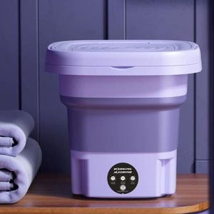 Mini machine à laver pliable portable, lave-linge compact pour petits espaces, solution pratique voyage camping