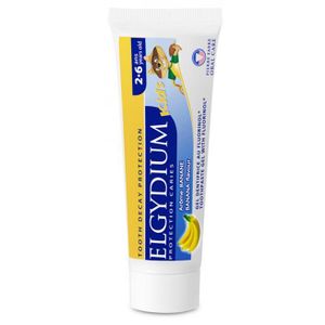 Elgydium Kids Dentifrice Banane 26 Ans 50 ML