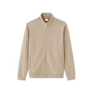 Celio Sweat zippé regular piqué - GREY SILVER
