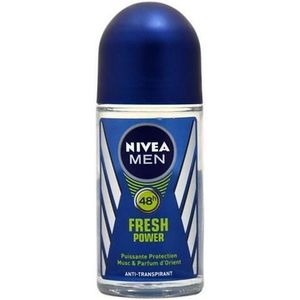 NIVEA MEN رول اون مزيل العرق - فريش باور - نيفيا للرجال - 50 مل