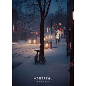 Montreal    Style 2 Poster Chambre Haute Qualité