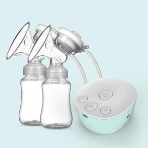 Double tire-lait électrique USB, avec biberon de lait pour bébé, coussin chauffant froid, sans BPA
