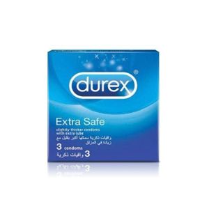 Durex EXTRA SAFE Boite de 3 préservatifs-Protection maximale