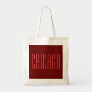 Chicago budget tote bag Unique, haute qualité
