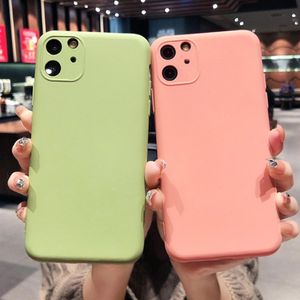 Case Pack 2 Coque : Coque souple iPhone 12  Rose + Coque 12  Vert