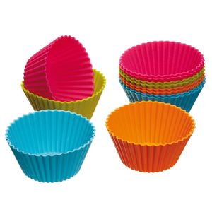 Lot De 24 Cupcake Moule Silicone Moule Muffins Silicone Individuel