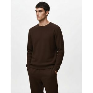 Koton Sweat-shirt à col rond - Brun