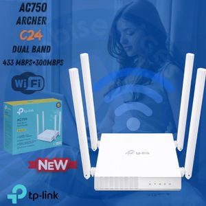 TP-Link Routeur Wi-Fi AC750 bi-bande Archer C24 – Point d’accès compact, rapide et polyvalent