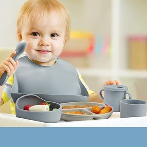 Generic Ensemble de bols à ventouse avec cuillère pour bébé, vaisselle pour  enfants,+4M à prix pas cher