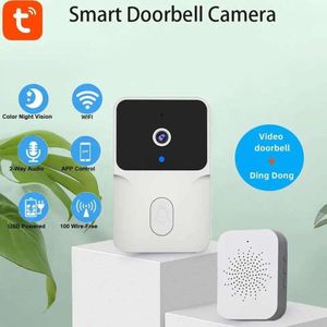 Sonnette vidéo intelligente M8, caméra sans fil avec application