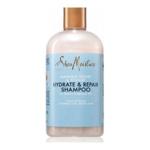 Shea Moisture Shampoing Hydratant et Réparateur - Miel de Manuka et Yaourt - Cheveux Secs et Cassants -